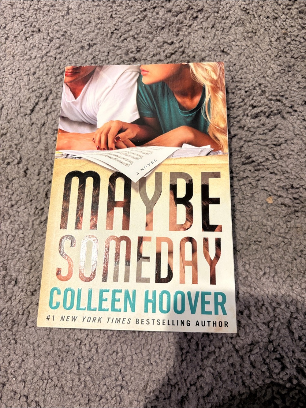 Maybe Someday Paperback - Teal Accent